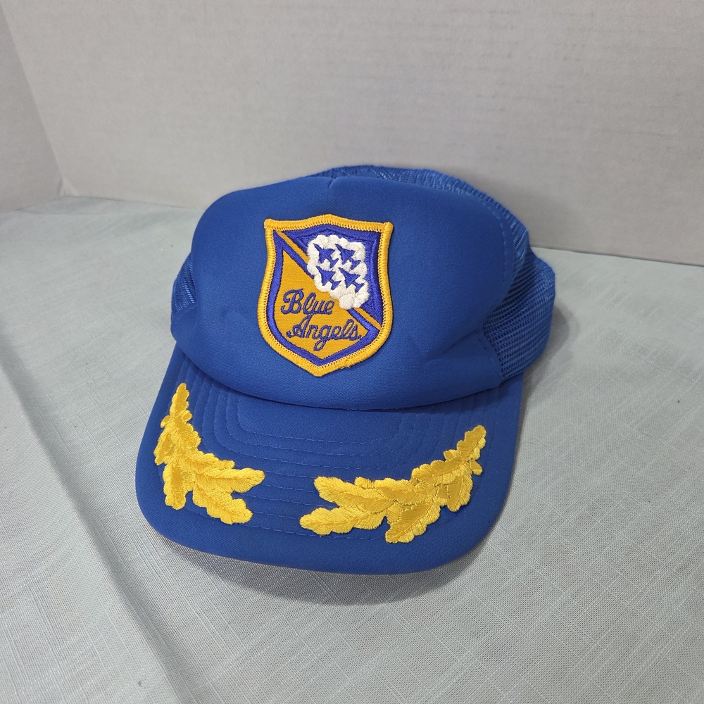 Blue Angels Blue and Yellow Trucker Hat